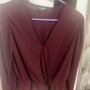 Trendy peplum blouse